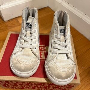 Vans Kids High-Top Sneakers - Off-White